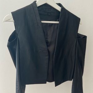 Vegan leather jacket